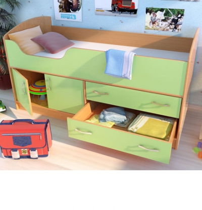 Мебель для детей «Карлсон Микро 2» (бук+желтый)